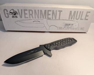 Emerson Government Mule Fixed Blade Knife w/box