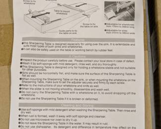 Tojiro Pro Sharpening Table F-643