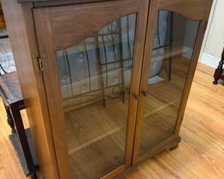 Wood Display Cabinet
