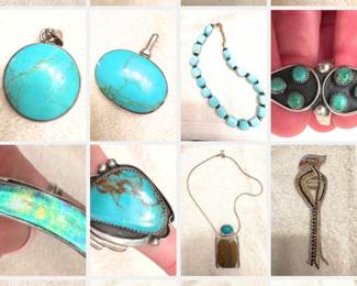 Grey and Blue Photographic Travel Photo Collage Portrait