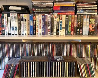 VHS, DVDs & CDs