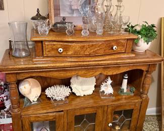 Furniture, Cut Glass, and Seashell Collection 