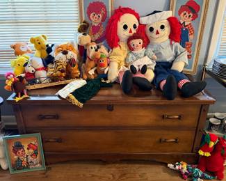 Cedar Chest & Vintage Toys