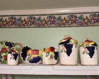 Fruit Kitchen Canisters and Accessories