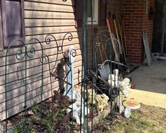 Shepherd’s Hooks, Trellis 