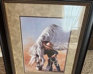 Framed Art Print: Little Whispers by Lesley Harrison