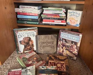 Collection of Assorted Books including "The Ultimate Dog Book" and "Compendium of Curiosities"