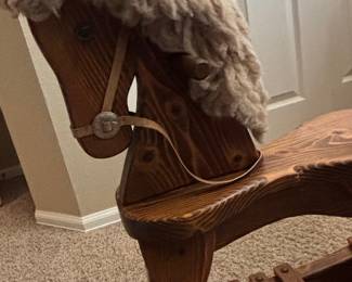 Wooden Rocking Horse Toy