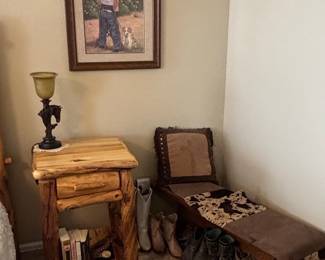 Aspen Log Bedroom Set