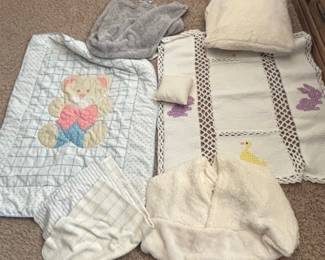 Baby Quilt and Blanket Set