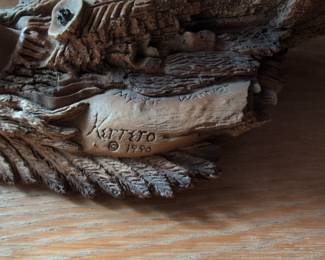 Mystic Warrior Native American Wall Plaque by Kirtito