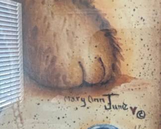 Mary Ann June "Teddy Bear" Framed Print