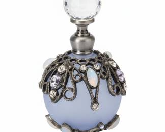 Vintage Decorative Perfume Bottle with Rhinestones