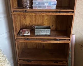 Vintage Oak Barrister Bookcase