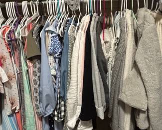 Women's Designer Jeans Assortment (Miss Me, Rock Revival, LADOL) and Casual Tops