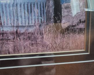 Signed David Stoecklein "Cowgirl in Heaven" Art Print