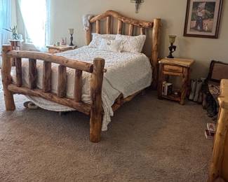 Aspen Log Bedroom Set