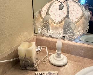 Shabby Chic Fabric Rag Wreath with Decorative Tag