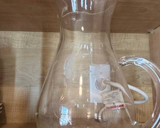 Princess House Heritage Pattern Glass Pitcher