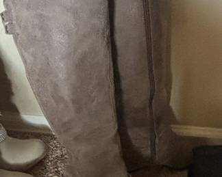 Women's Fashion Boots with Studs and Buckles