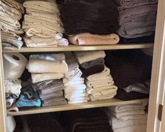 Assorted Linens and Toiletries