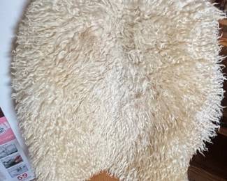 Mongolian Tibetan Lamb Fur Rug