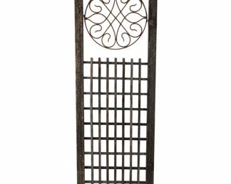 Ornate Scrollwork Garden Trellis