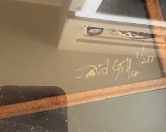 Framed Calla Lily Print by David Gille