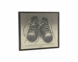 Framed Print: "The Journey of a Thousand Miles Begins with One Step"