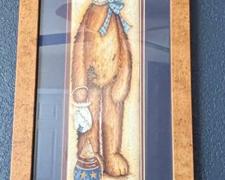 Mary Ann June "Teddy Bear" Framed Print