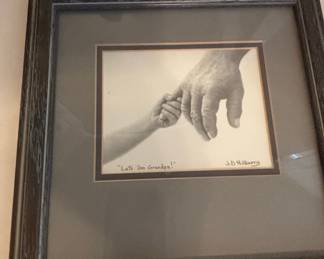 Vintage Three-Legged Oak Milking Stool with Handle