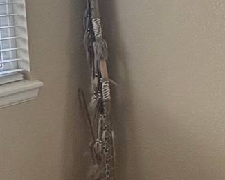 Native American Style Decorative Set with Bow, Arrows, Teepee, and Cross