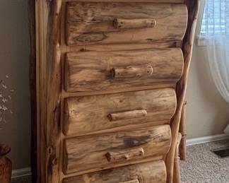 Aspen Log Bedroom Set