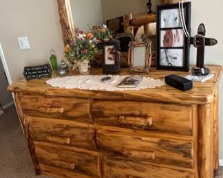 Aspen Log Bedroom Set