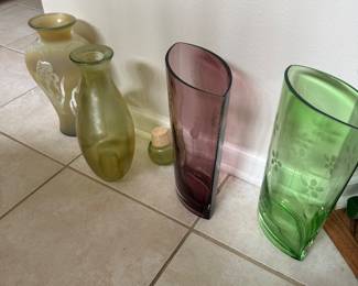 glass vases