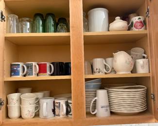cups, plates, etc