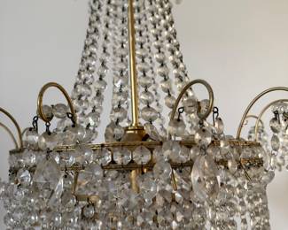 Vintage Crystal Chandelier