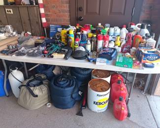 Outdoor stuff and chemicals