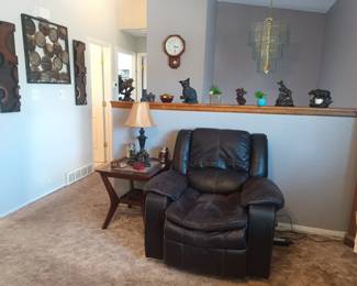 Comfy recliner and decor