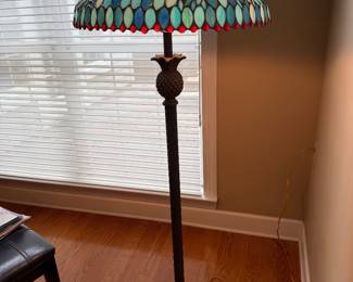 Tiffany style tall lamp