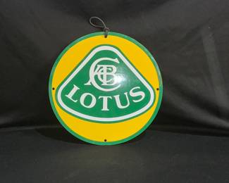 Porcelain Lotus Sign