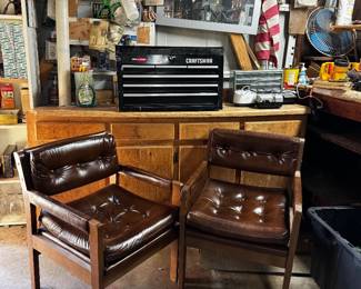 Tool box, Vintage Chairs