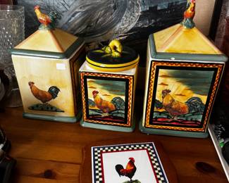 Rooster Canisters