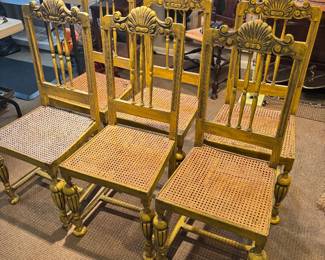 Set of 6 Antique Side Chairs