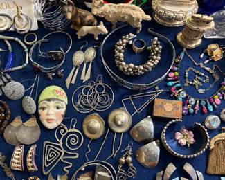 Jewelry - Artist pieces, Sterling Silver, Costume Jewelry, Trinkets