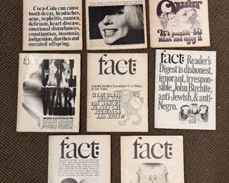 Vintage 1960s Fact Magazine 