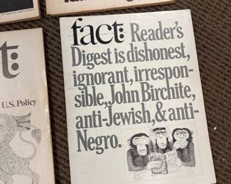 Vintage 1960s Fact Magazine 