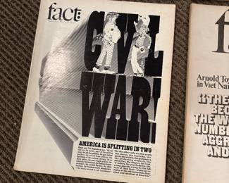 Vintage 1960s Fact Magazine 