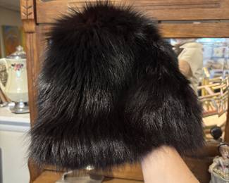 Vintage Fur Bucket Hat