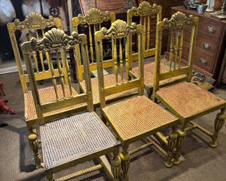 Set of 6 Antique Side Chairs